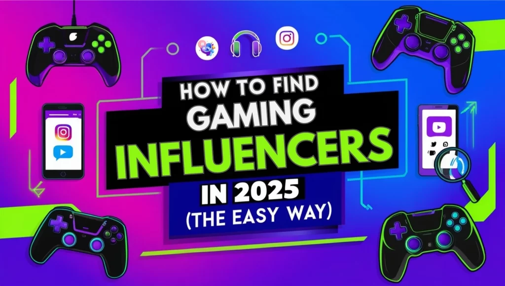 How to Find Gaming Influencers in 2025 (The Easy Way)